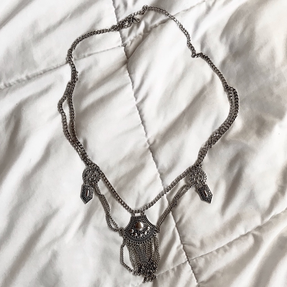 Silver Belt Chain by Fashion Nova